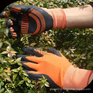 SRSAFETY orange 15g liner enduit orange pvc points gants